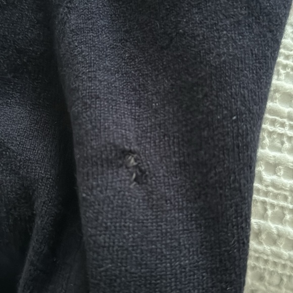 Ralph Lauren 100% cashmere jogger pant and C by Bloomingdales hoodie! XS Navy - Picture 8 of 8